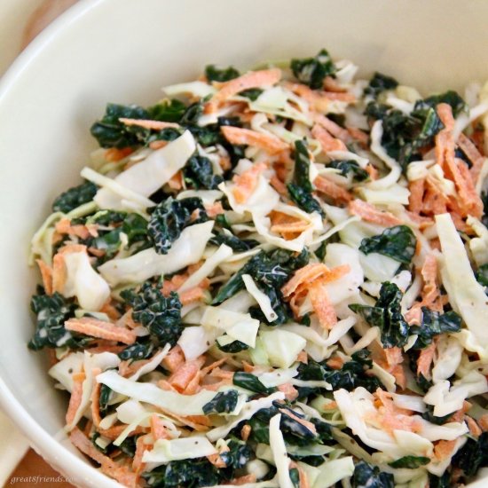 Kale Slaw with Lemon Aioli