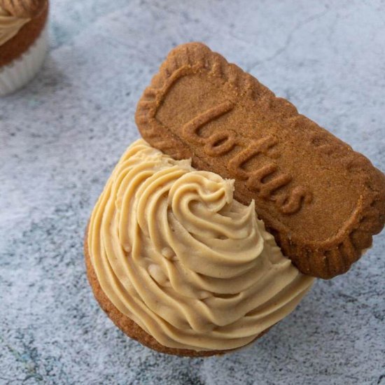 Lotus Biscoff Cupcakes