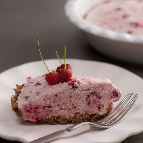 Raspberry Marshmallow Pie