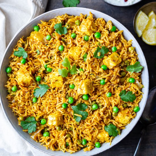 Matar Paneer Pulao