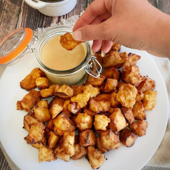 Vegan Chick-fil-A style Nuggets