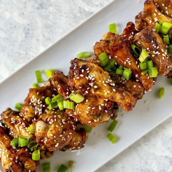 Sweet and Spicy Sesame Wings