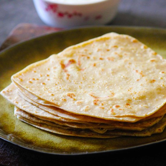 Ghee Chapati | Butter Roti