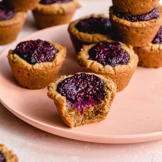 Peanut Butter and Jam Cookies