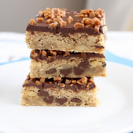 How to Make Chocolate Toffee Bars