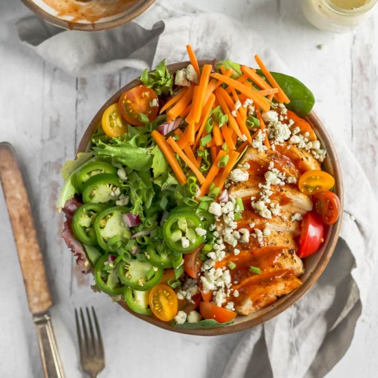 buffalo chicken caesar salad