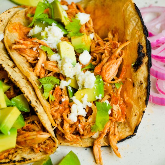 Shredded Chicken Tacos