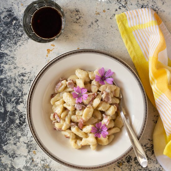 Whole potato gnocchi