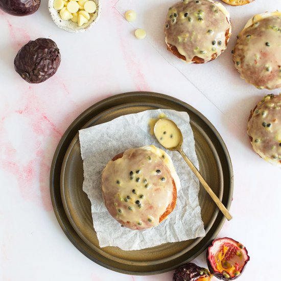 Passion fruit donuts