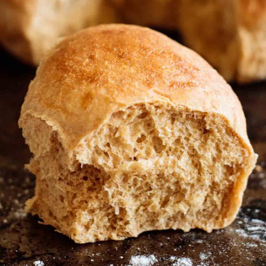 Whole Wheat Breakfast Rolls