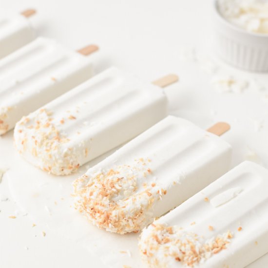 Keto Coconut Popsicles