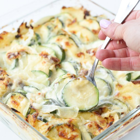 Keto zucchini casserole