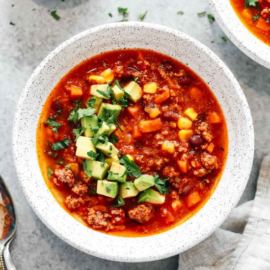 Instant Pot taco soup