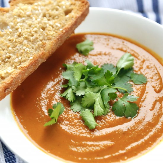 panang curry butternut squash soup