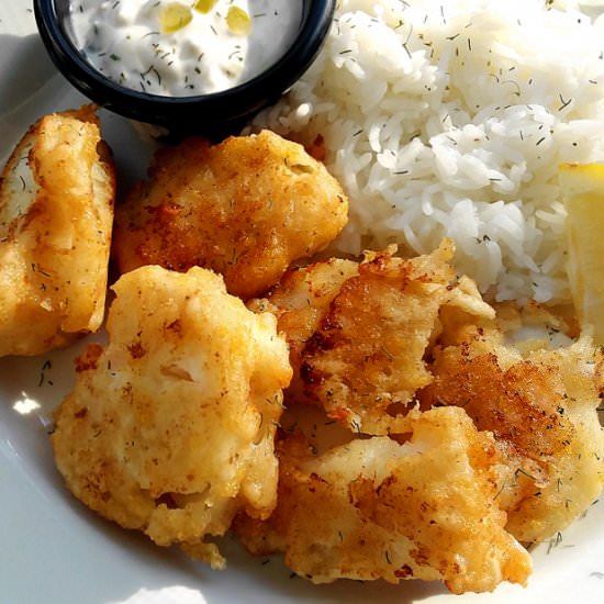 Crispy Fried Cod Dinner