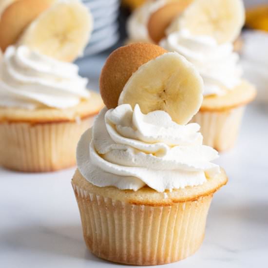 Banana Pudding Cupcakes