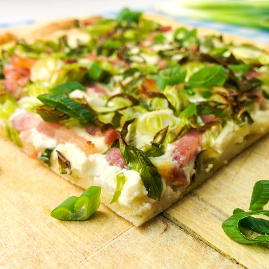 Tarte Flambee from French Alsace