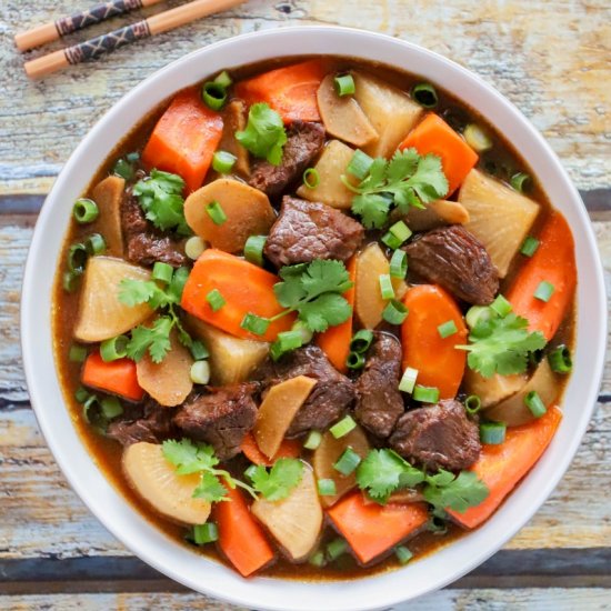 Instant Pot Cantonese Braised Beef