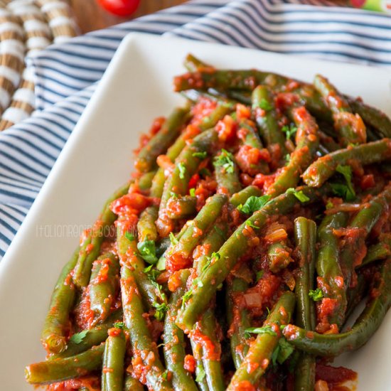 Green Beans In Tomato Sauce