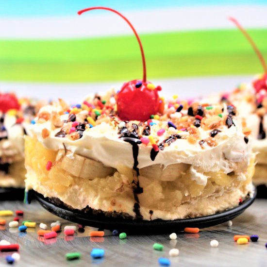 Banana Split Pie