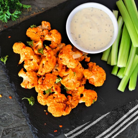 Crispy Vegan Cauliflower Wings