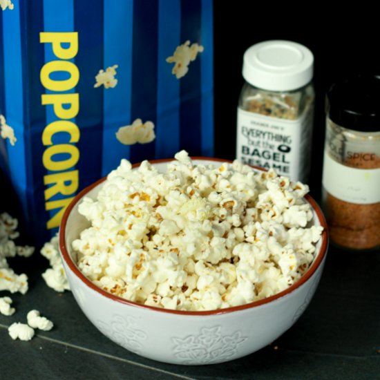 Homemade Microwave Popcorn