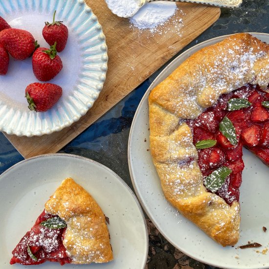 Strawberry Galette