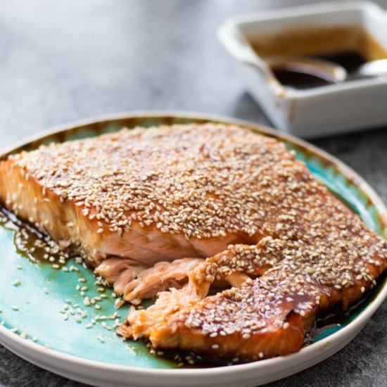 Easy Oven Baked Teriyaki Salmon