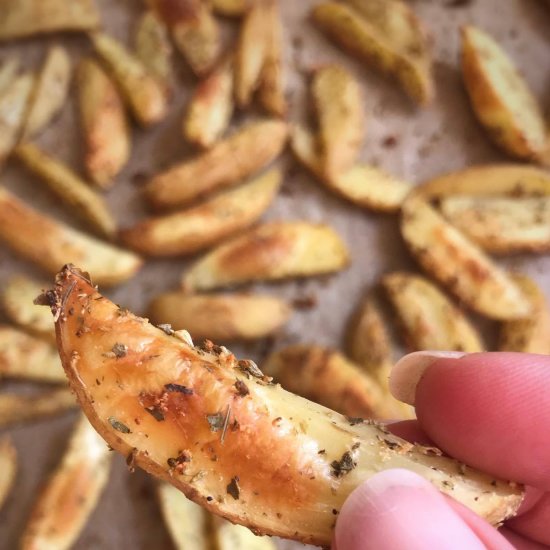 Oil-Free Oven Fries with Oregano