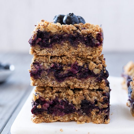 Blueberry Crumble Bars