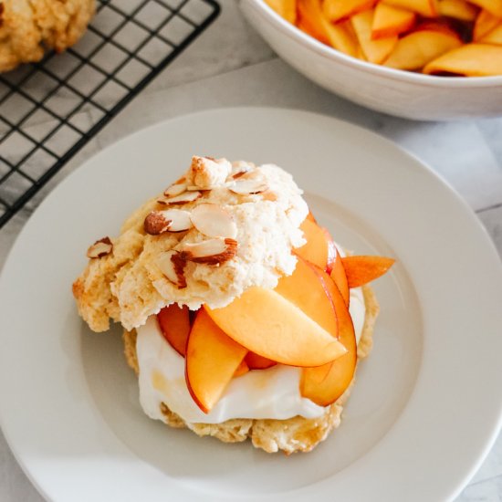 Peaches + Cream Shortcake