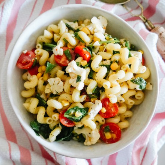 Spinach and Tomato Pasta Salad