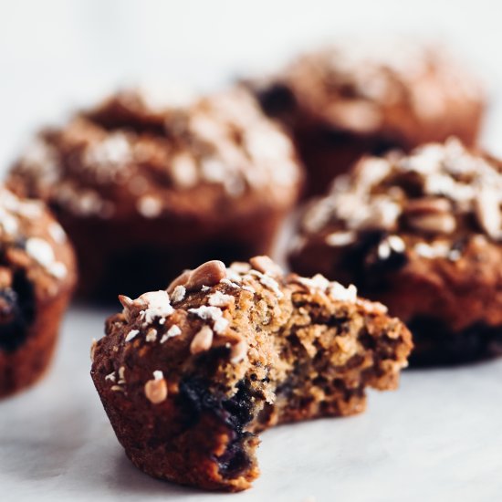 Banana Blueberry Muffins