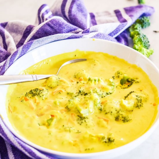 Vegan Broccoli “Cheese” Soup