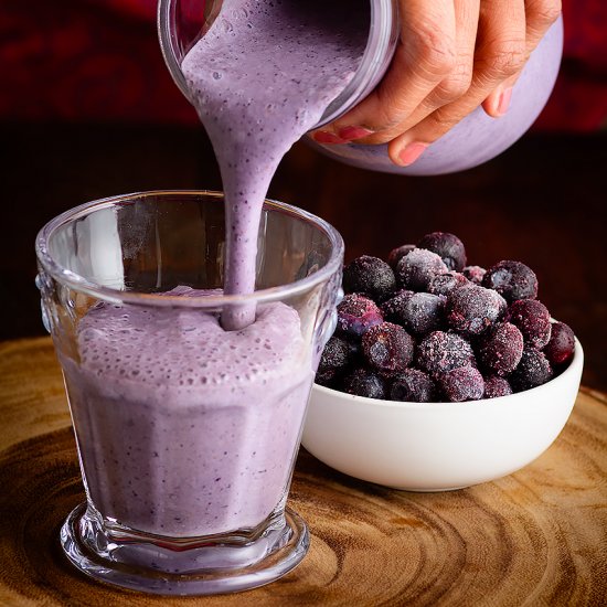 Blueberry Oats Smoothie