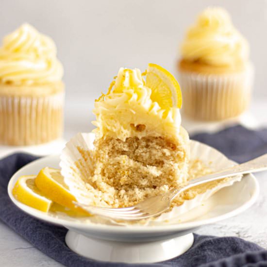 sugar-free lemon cupcakes