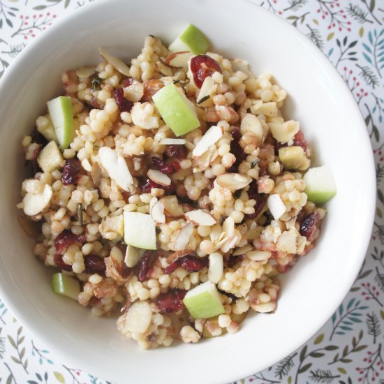 Pearl Couscous with Herb Dressing