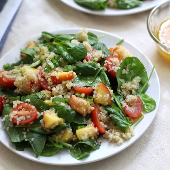 Peach & Tomato Salad