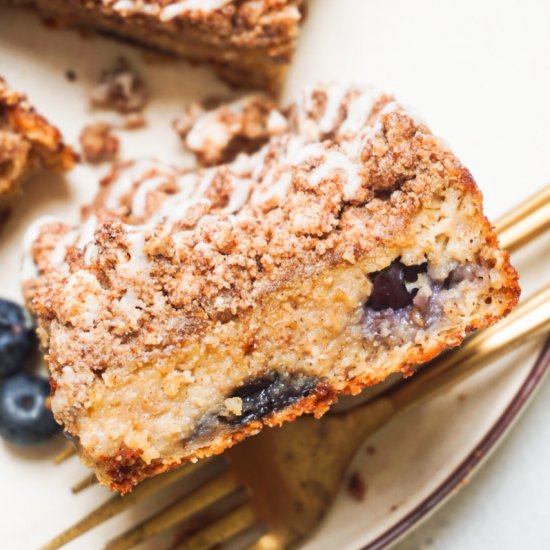 Blueberry Coffee Cake Baked Oatmeal