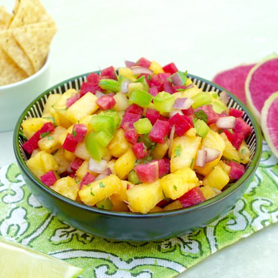 Pineapple Radish Salsa