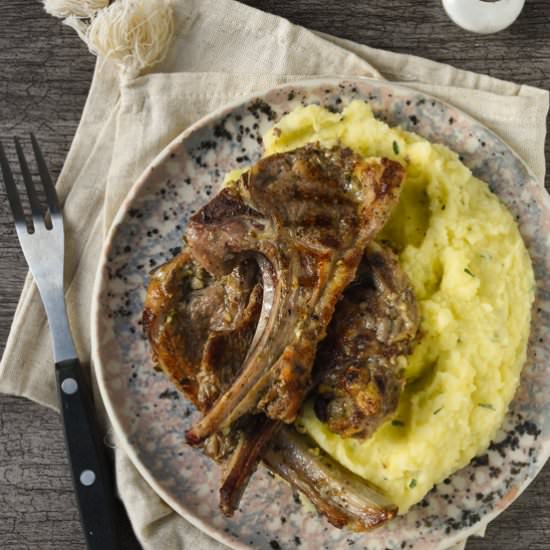 Oregano lamb ribs