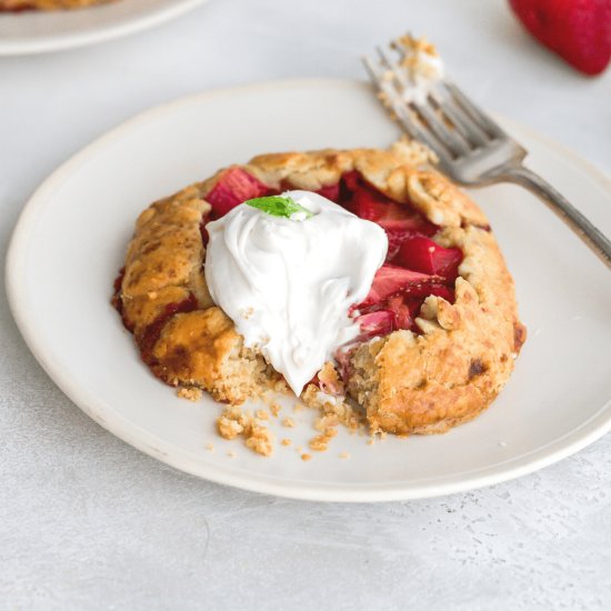 Strawberry Rhubarb Galette