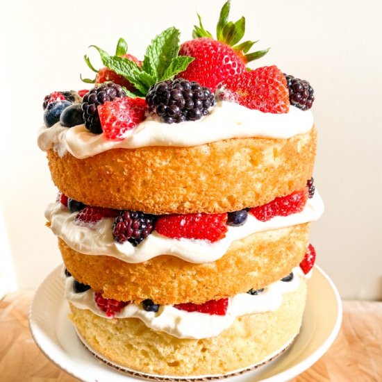 Cream Cheese Chantilly Cake