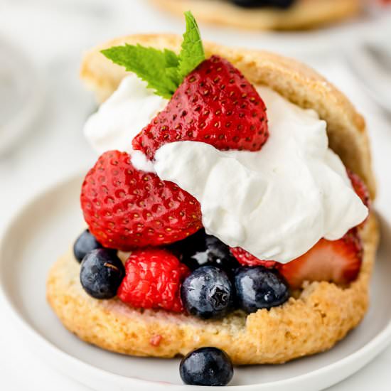 Mixed Berry Shortcakes