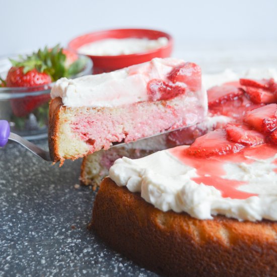 Low Carb Strawberry Pound Cake