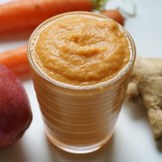 Carrot Apple And Ginger Smoothie