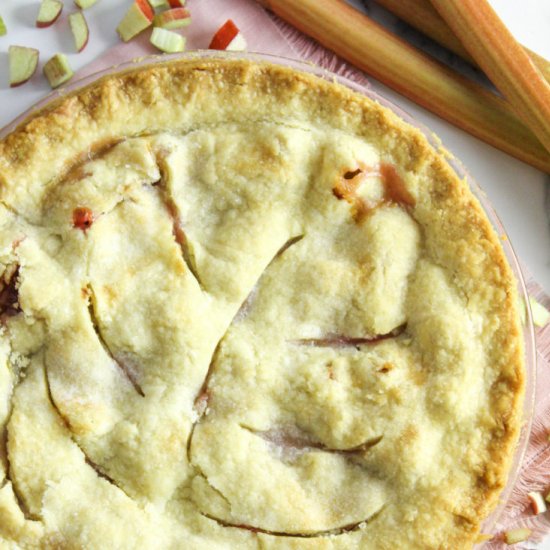 Fresh Rhubarb Pie