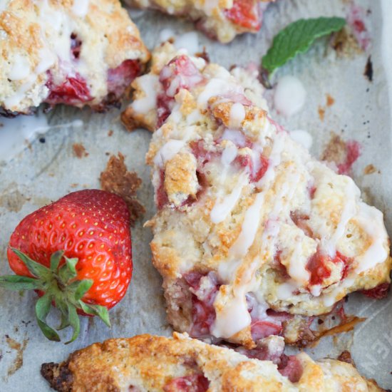 Strawberry Scones