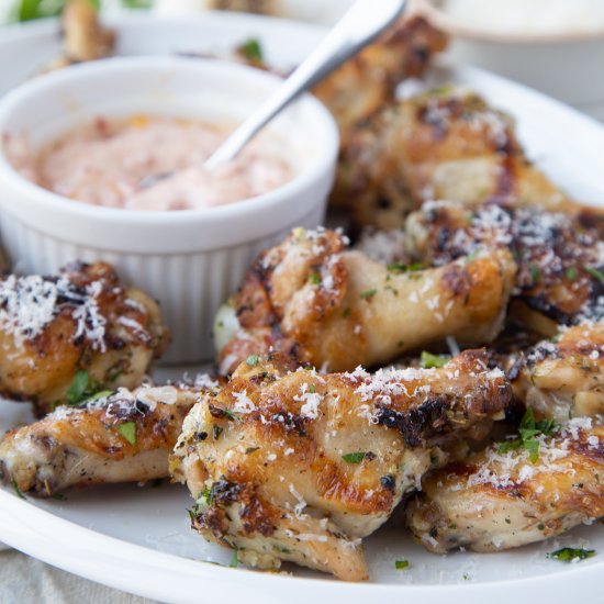 Garlic & Herb Grilled Wings