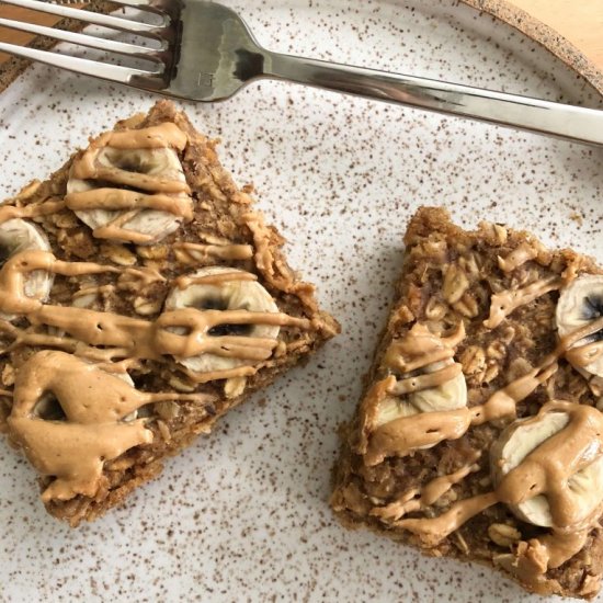 Peanut Butter Banana Oatmeal Bars